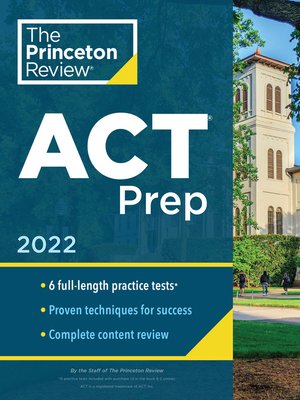 cover image of Princeton Review ACT Prep, 2022